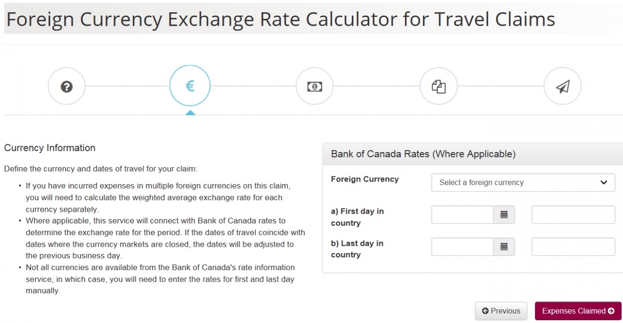 Foreign Currency Exchange Rate Calculator screenshot - Page 2 - Currency Information